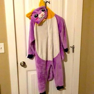 LANKYBOX Foxy pajama onesie!
